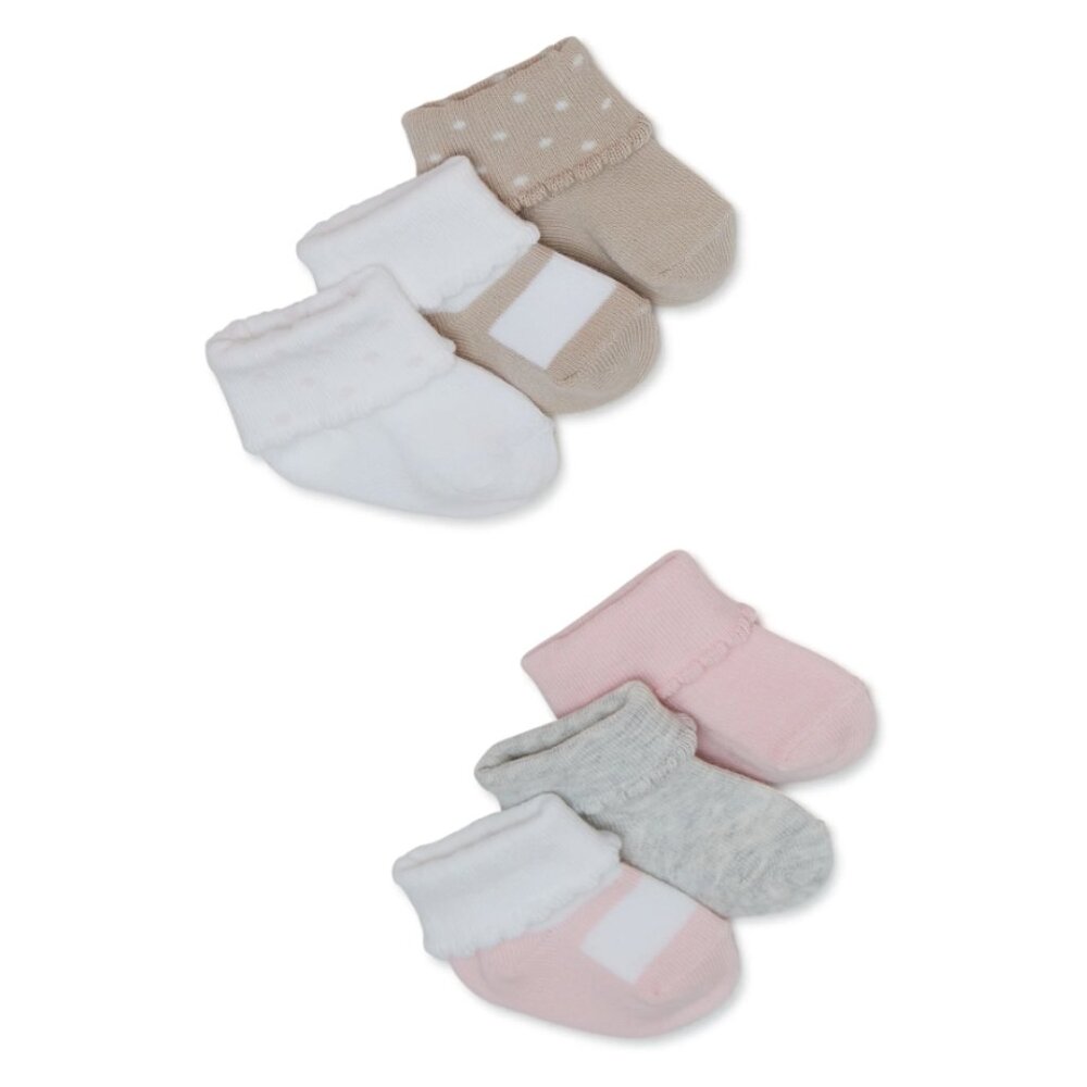 Carter's Child of Mine, Infant Girl Cuffed Mary Jane, 6 Pack, Size 6-12M NWT